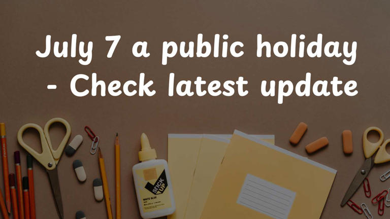 holiday on 27 july 2025 in india