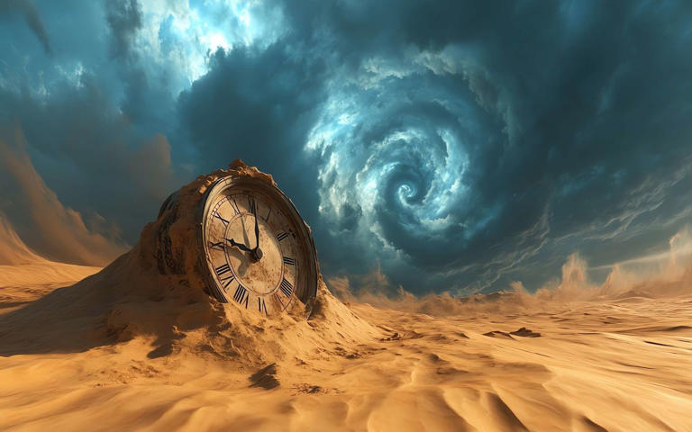 Il existerait une grande horloge géologique dictant des cycles de 60 millions d'années à la vie terrestre. © Mutia, Adobe Stock (image générée avec IA)