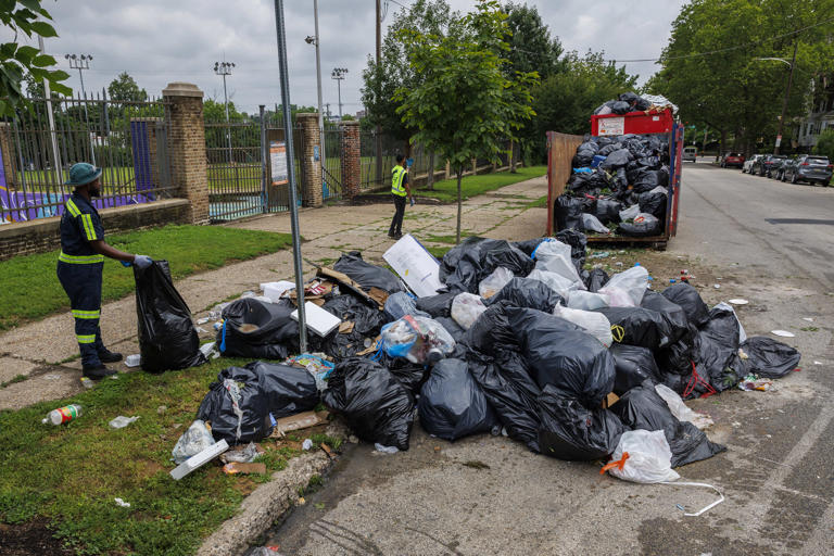trash day philadelphia july 4
