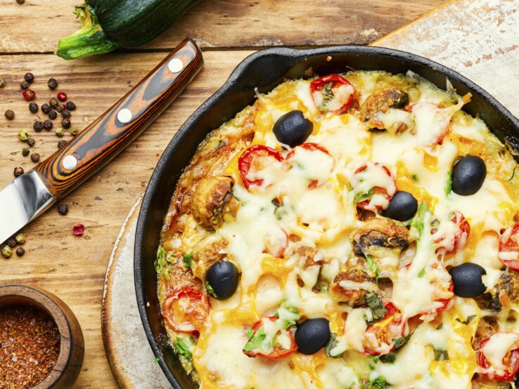 Low-Carb-Pizza-Omlett: Schnell gemacht und perfekt zum Abnehmen