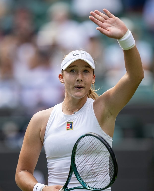 Emotional women's tennis photos from Wimbledon, so far