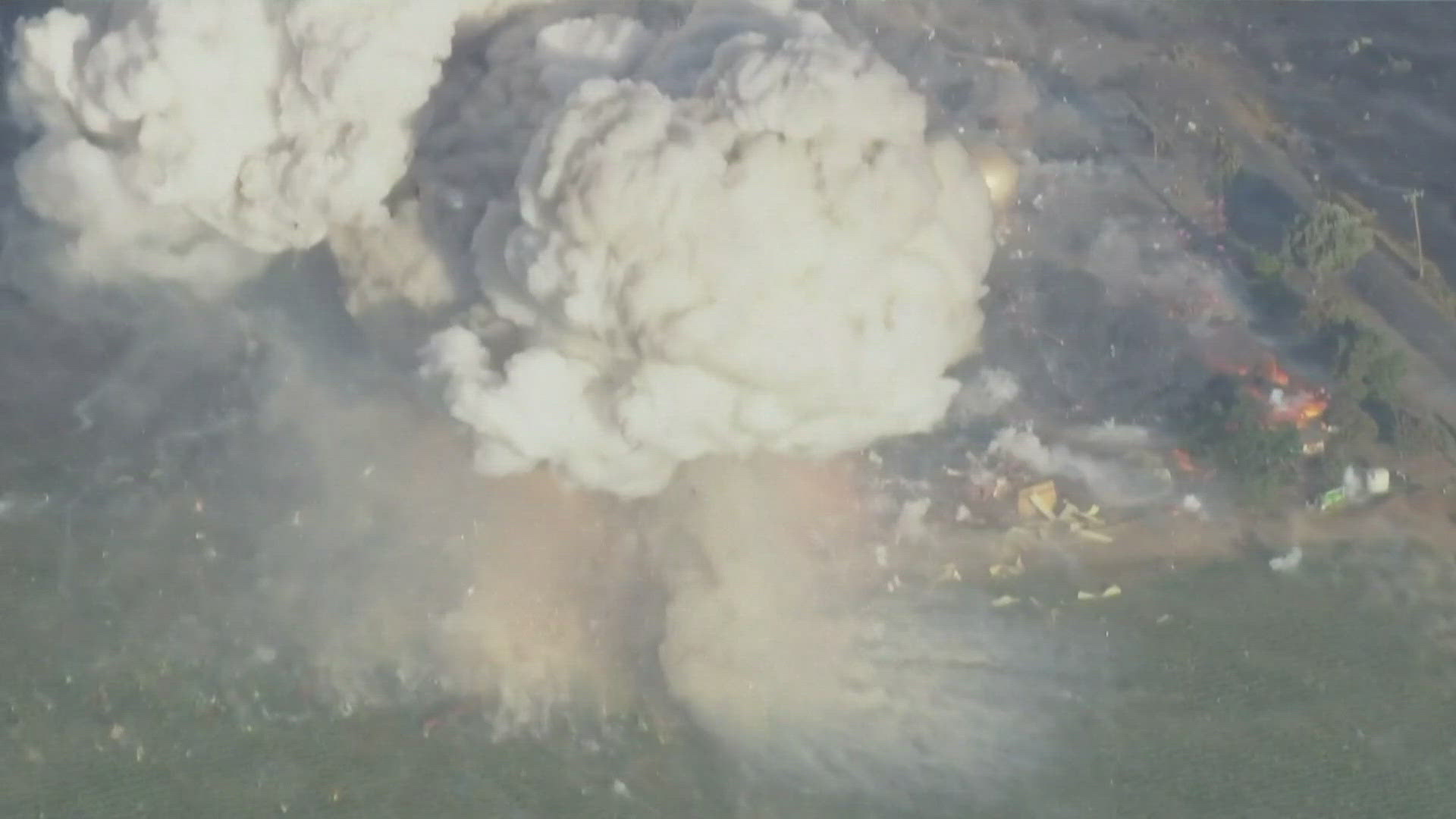 Seven people are missing after fire, explosion at a California