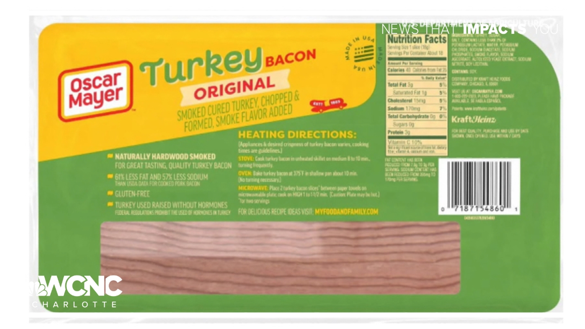 Oscar Mayer turkey bacon recalled