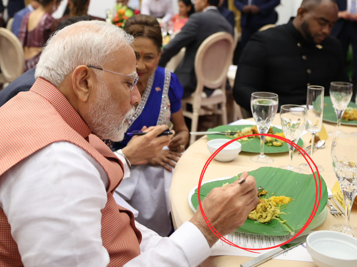 Modi eats on Sohari leaf in Trinidad: Why this is no ordinary leaf, know its Bhojpuri roots, 'food for the Gods’ story every Indian should hear