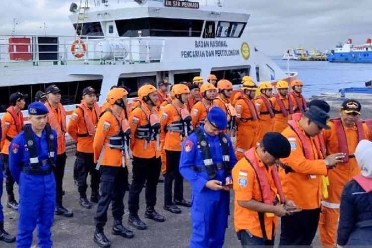 Basarnas Hentikan Pencarian 8 ABK KM Maulana 30 di Perairan Lampung