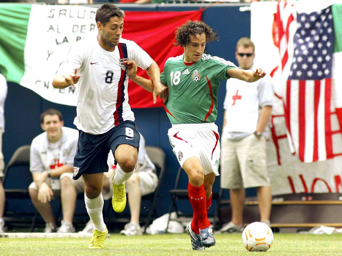 Partido entre México y Estados Unidos en 2007.