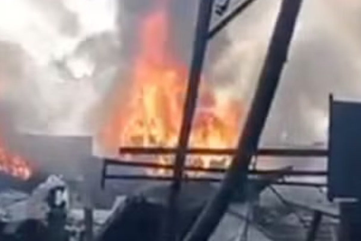 Fire ravages Rome petrol station after huge explosion