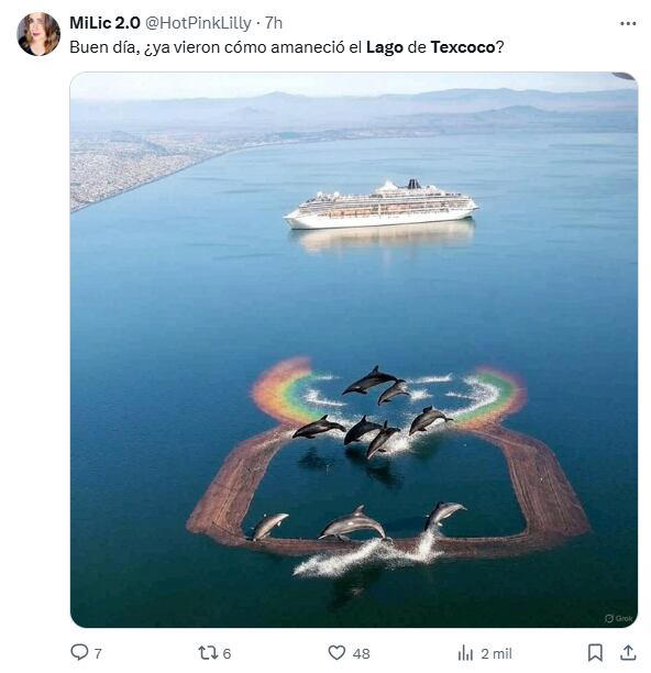 Los memes más creativos de la imagen viral de Texcoco. Foto: Captura de pantalla