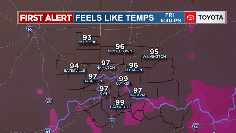 First Alert Weather Days: Heat advisory extended until Friday night