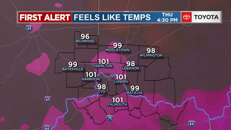First Alert Weather Days: Heat advisory extended until Friday night