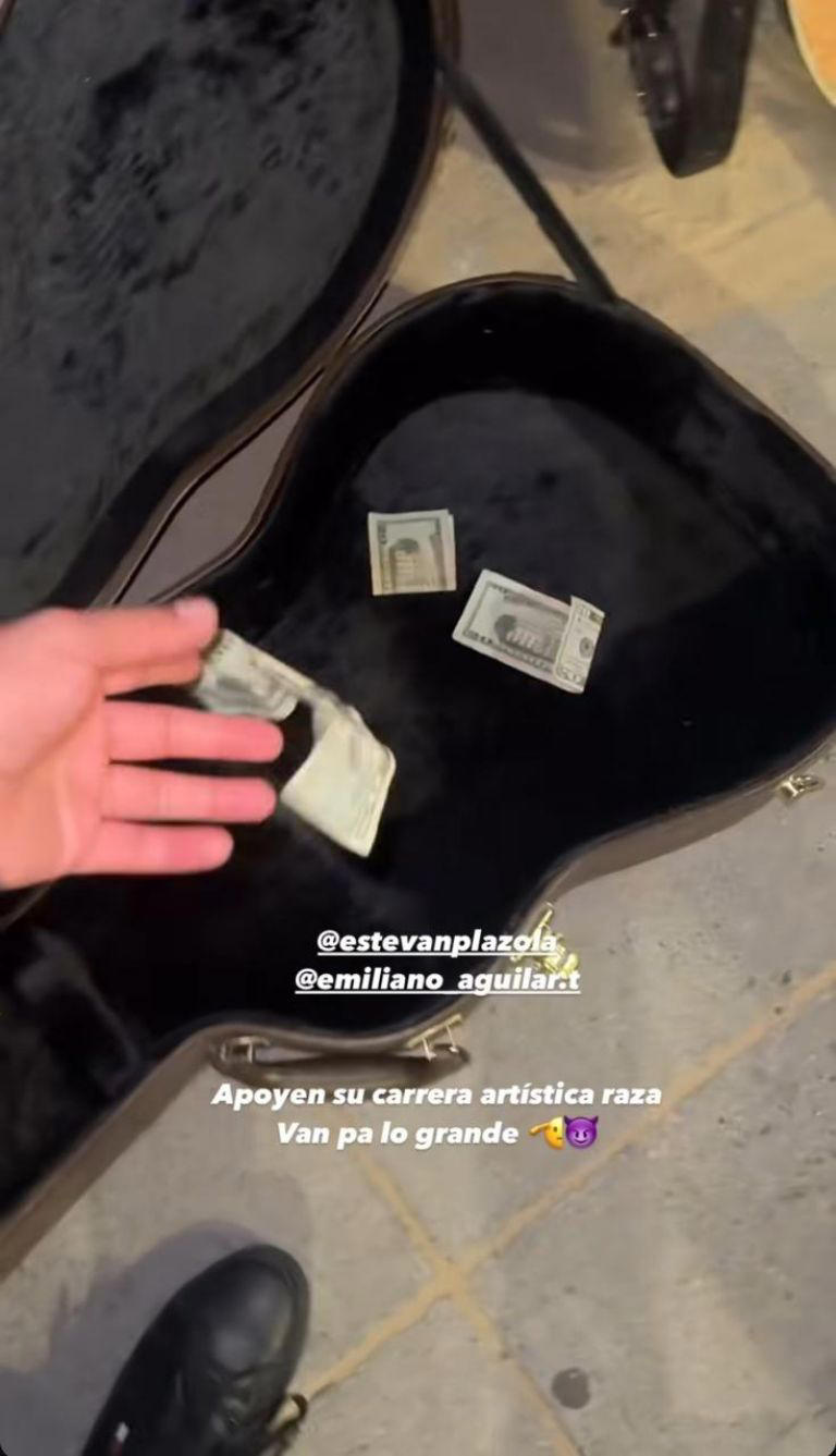 Les dejaron dinero al artista. Foto Captura de pantalla IG/elfamousjuan