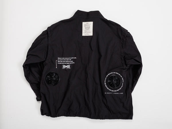 BEAMS DESIGN 空調服　ブラック　黒　 M 暑さを吹き飛ばすビームス デザイン監修の空調服®。誕生したのは