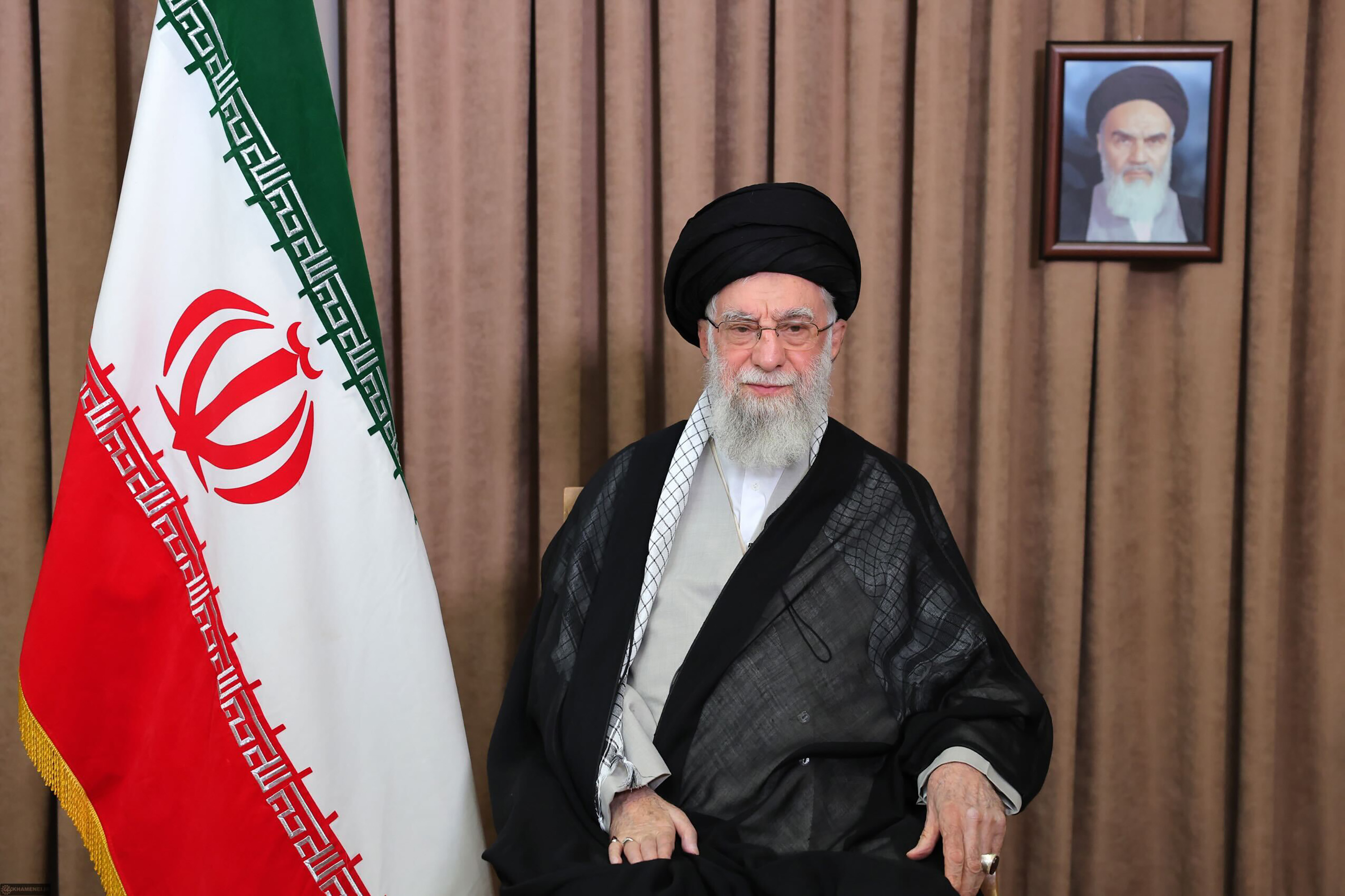 In this handout image provided by the Office of the Supreme Leader of Iran, Iranian Supreme Leader Ali Khamenei addresses the nation in a state television broadcast on June 18, 2025 in Tehran, Iran. Office of Supreme Leader of Iran via Getty Images