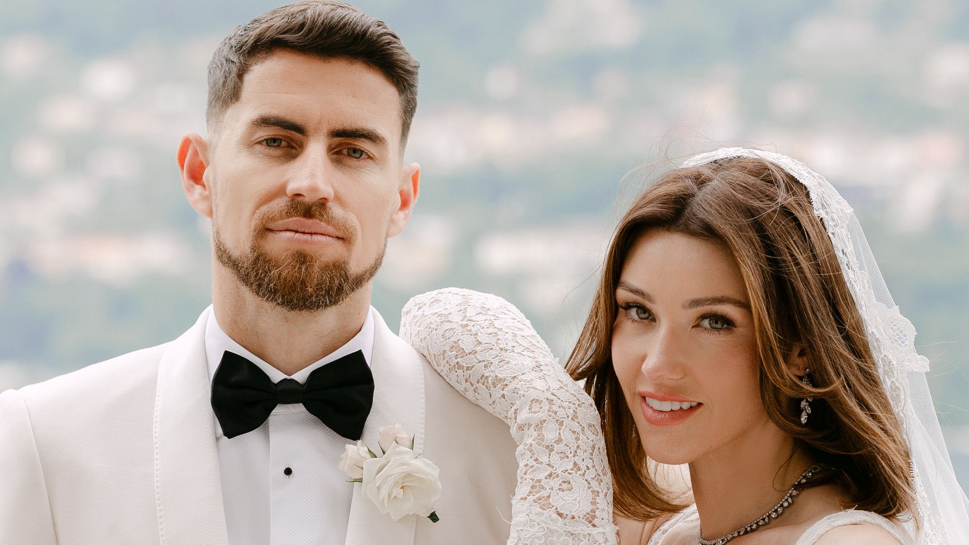 Exclusive: Football legend Jorginho marries singer Catherine Harding by  breathtaking Lake Como, image size:1920x1080