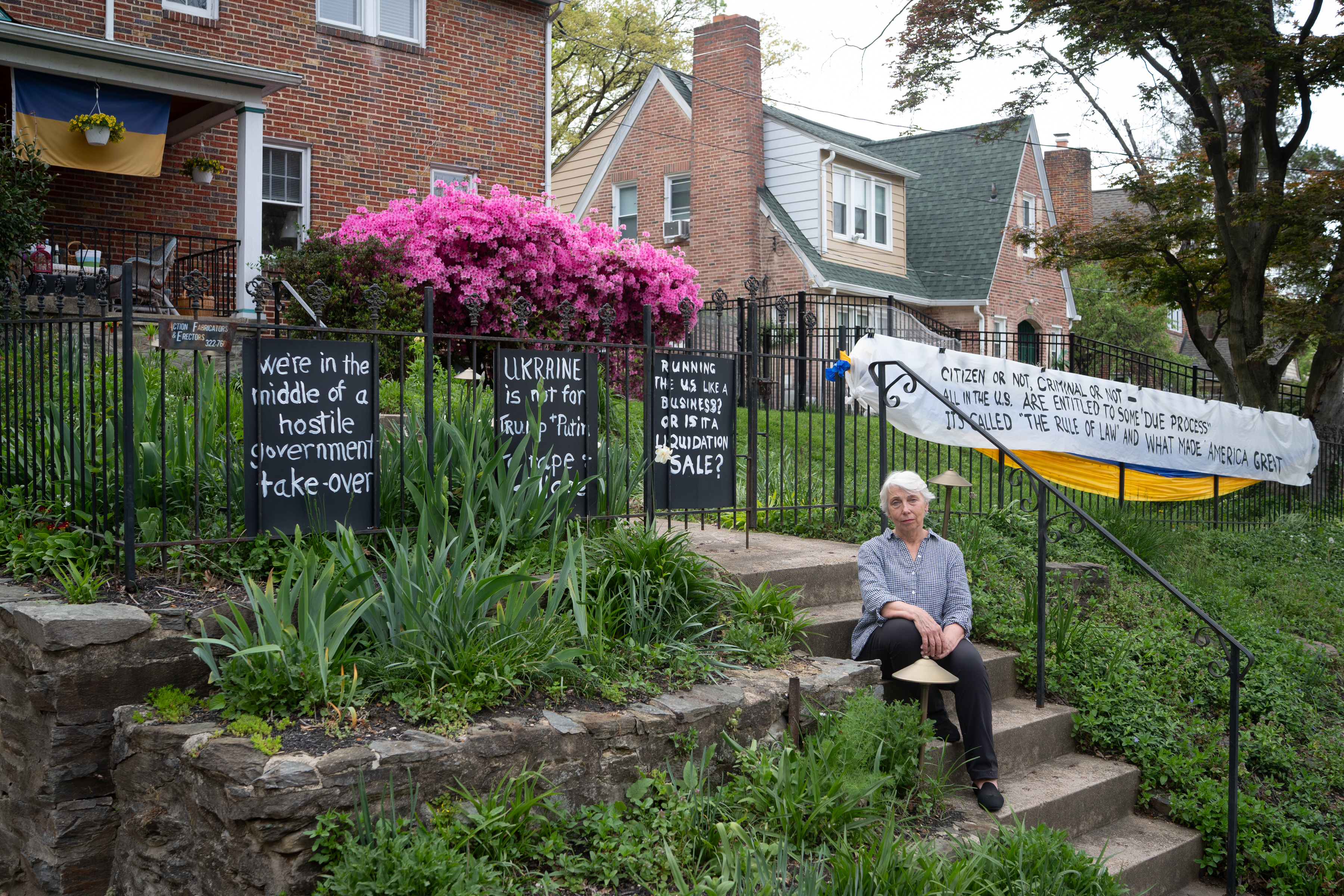 why-one-homeowner-has-turned-her-front-lawn-into-a-political-statement