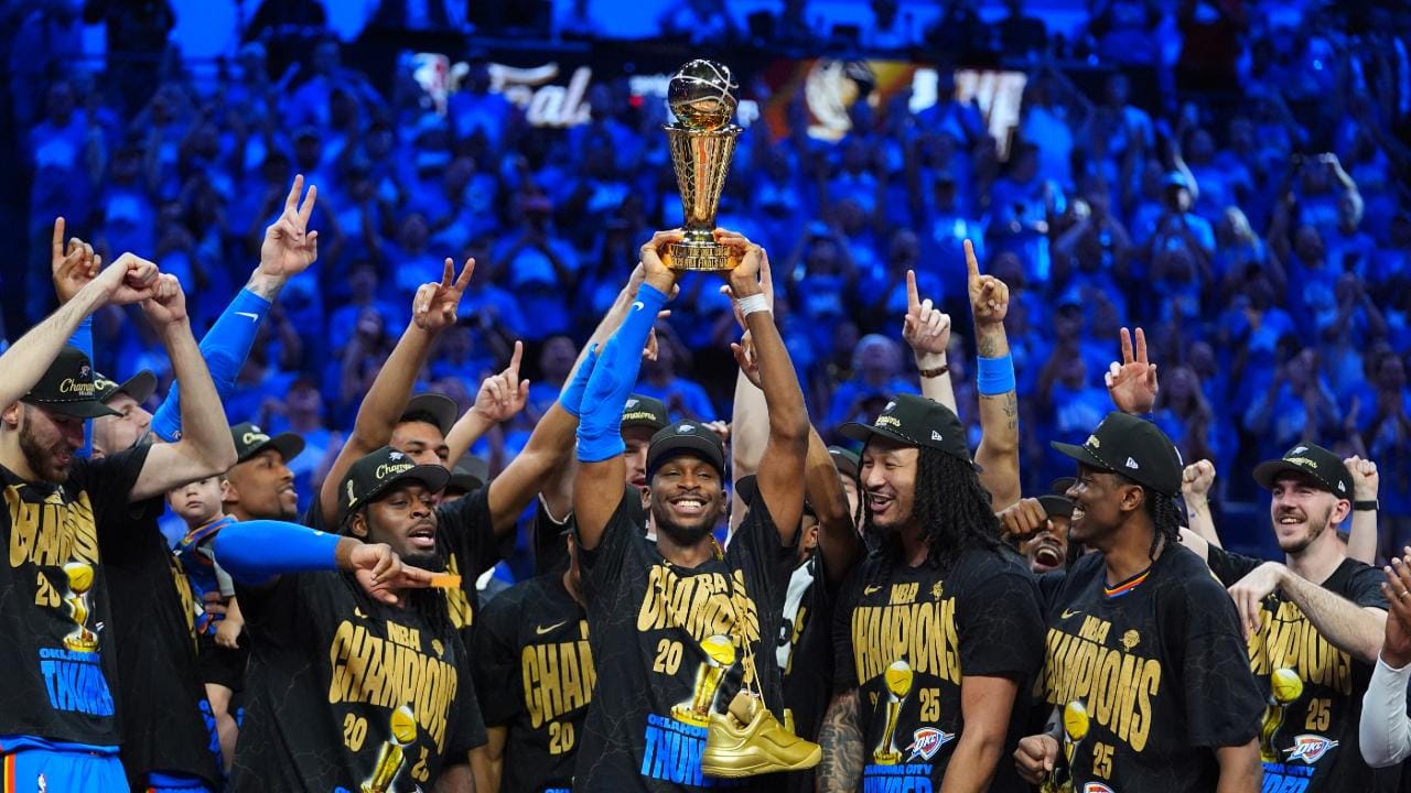 Oklahoma City Thunder fazem história e sagram-se campeões da NBA