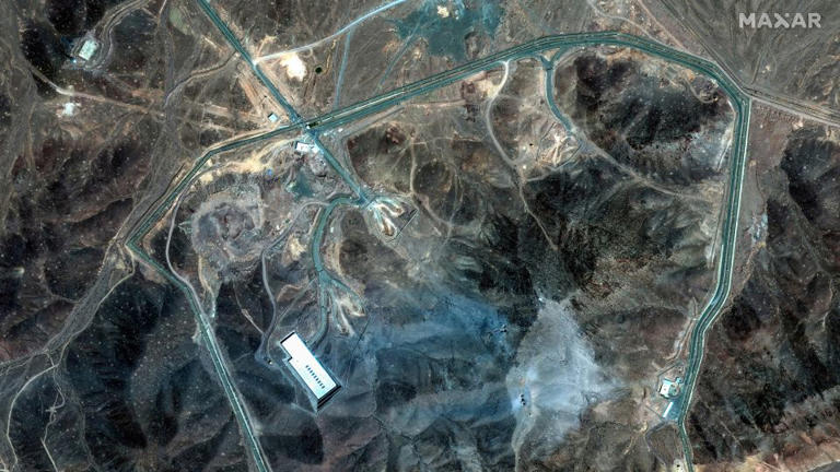A satellite view shows an overview of Fordow underground complex, after the U.S. struck the underground nuclear facility, near Qom, Iran June 22, 2025.