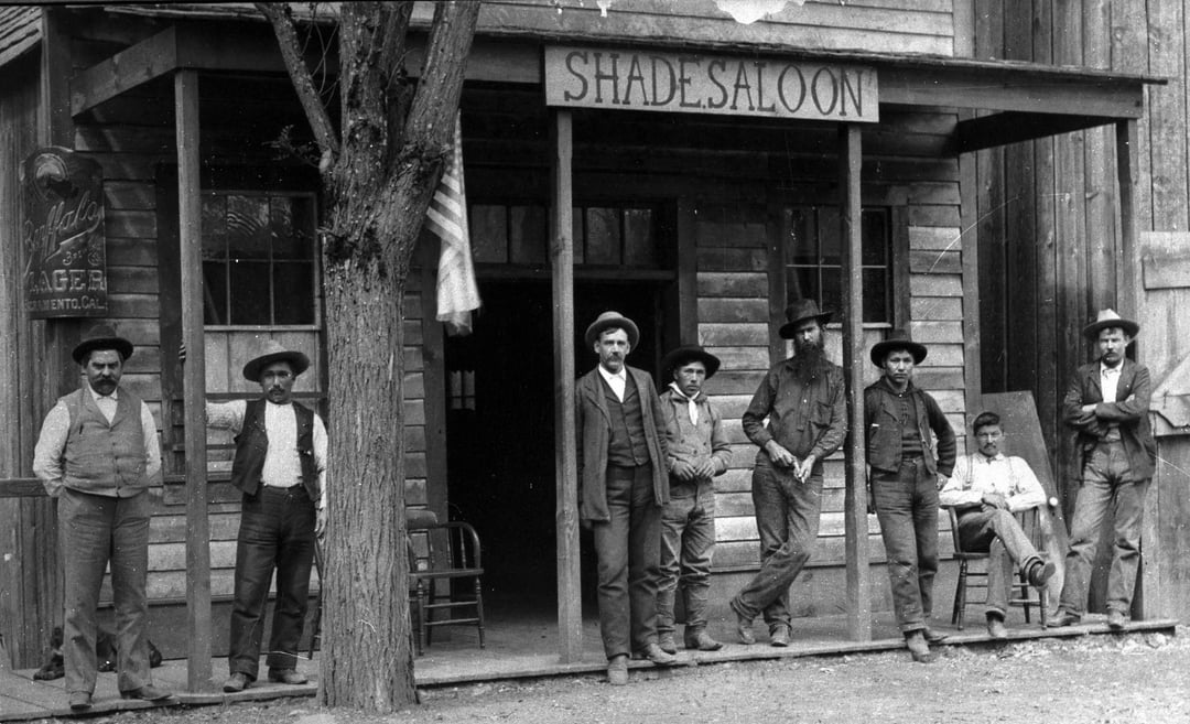 The Shade Saloon, Fort Jones, CA, 1910