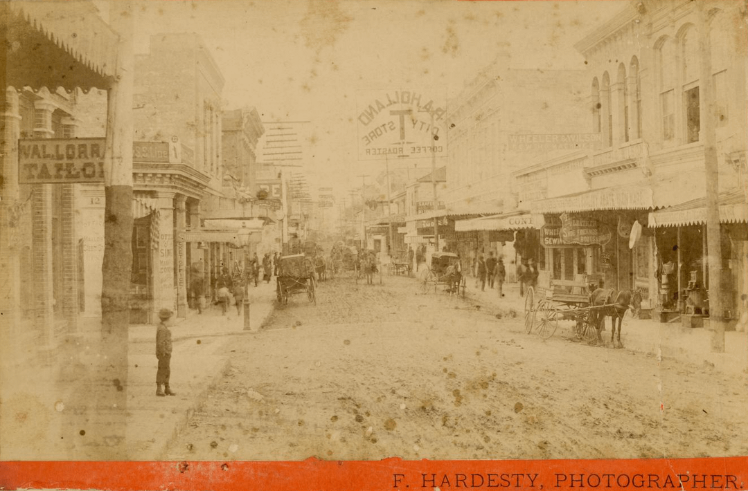 Downtown San Antonio, 1880