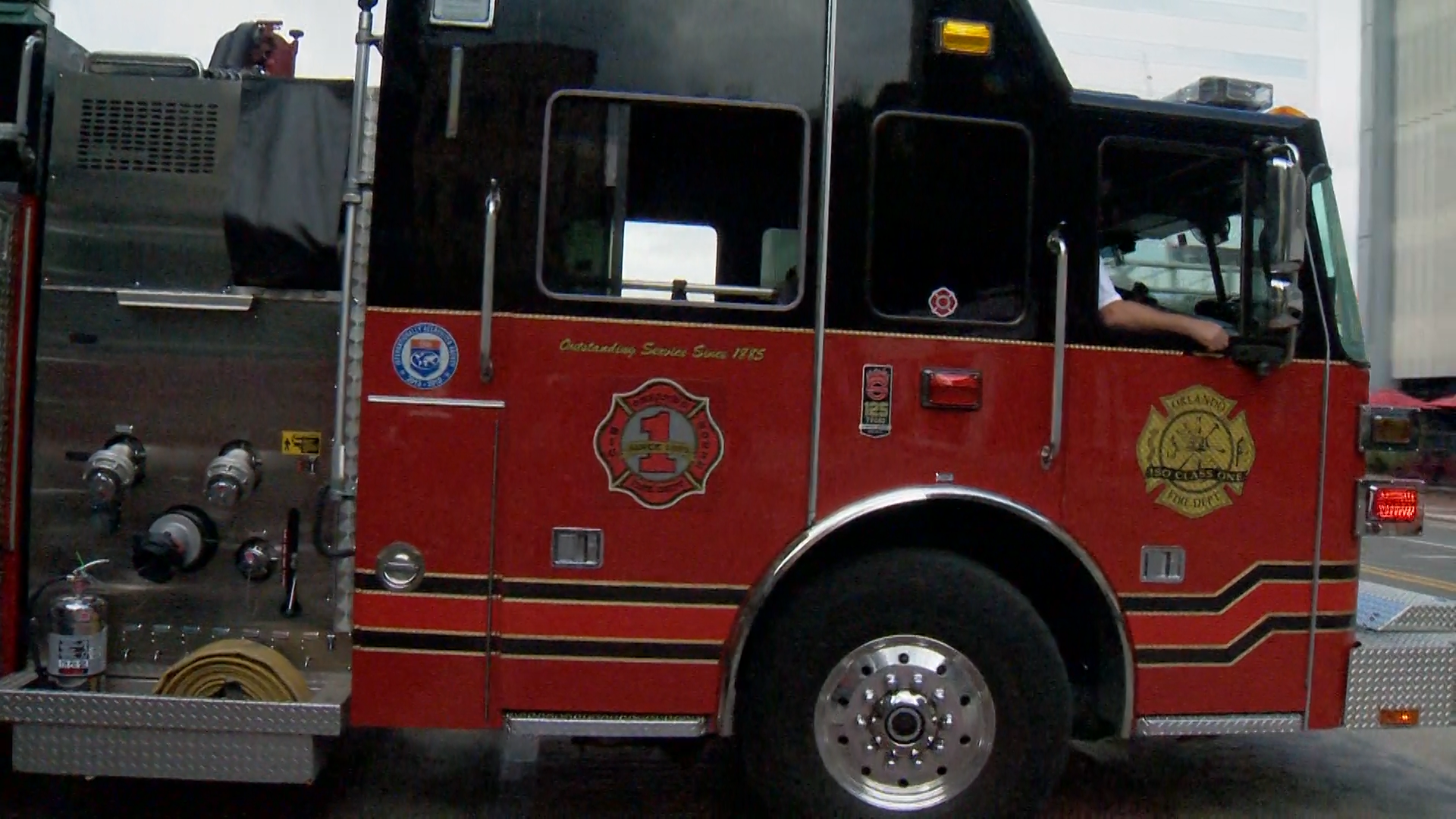 Orlando firefighters give an update after rescuing person trapped ...