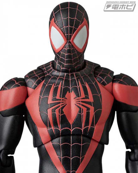 マイルス・モラレス版スパイダーマンのアクションフィギュア「MAFEX