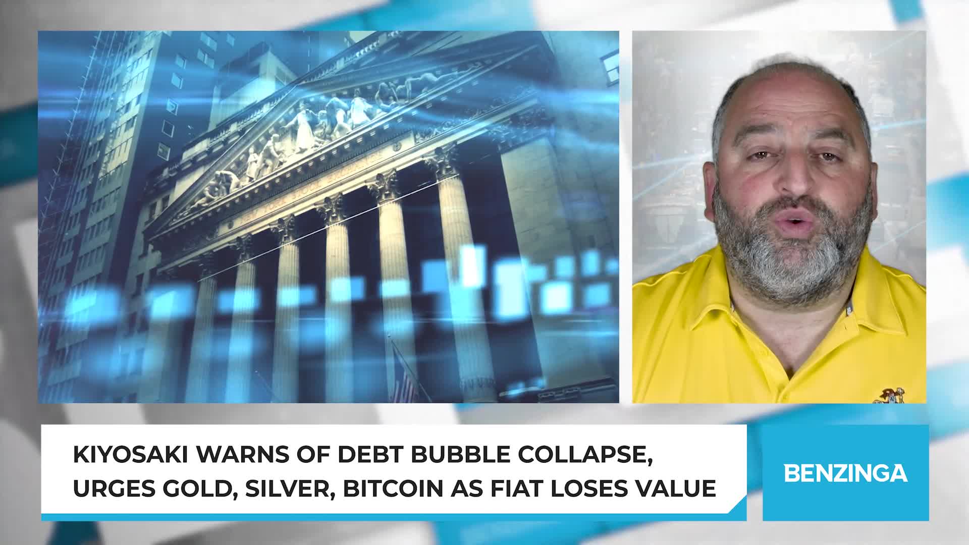 Kiyosaki Warns of Debt Bubble Collapse, Urges Gold, Silver, Bitcoin as Fiat  Loses Value | Watch
