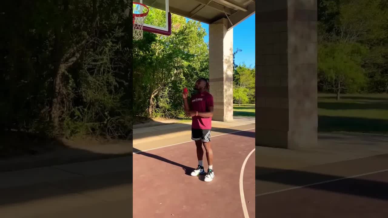 Dunk training: learn dunking technique with smaller balls