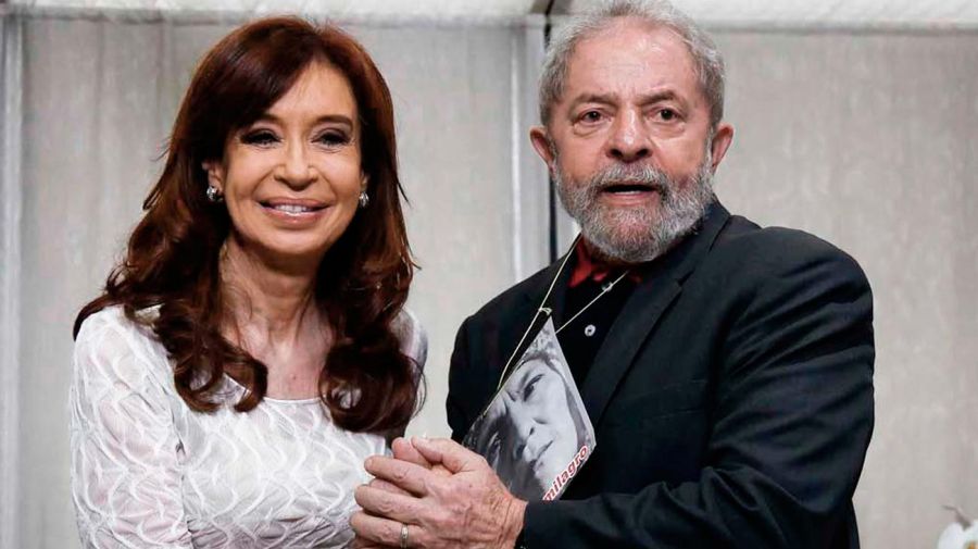 Cristina Kirchner junto a Lula Da Silva