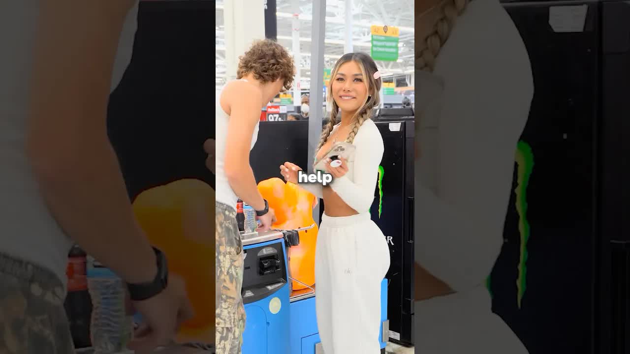 logan micke paying viet bunny's groceries