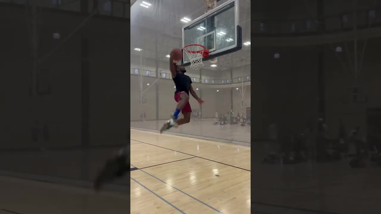 New innovative basketball dunk invented