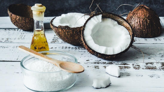 Coconut oil consumed in large amounts is harmful to your health, as it is high in saturated fats.