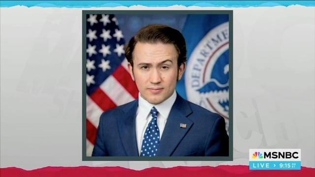 Screenshot of Thomas Fugate on Rachel Maddow Show. / sup / screenshot