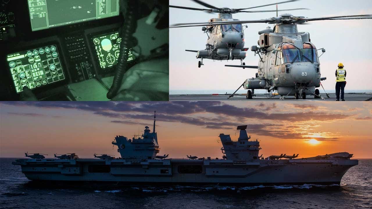 Throwback: UK carrier strike group tracks submarine in South China Sea