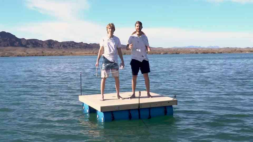 Stranded 100 Hours on a Homemade Raft - Day 1