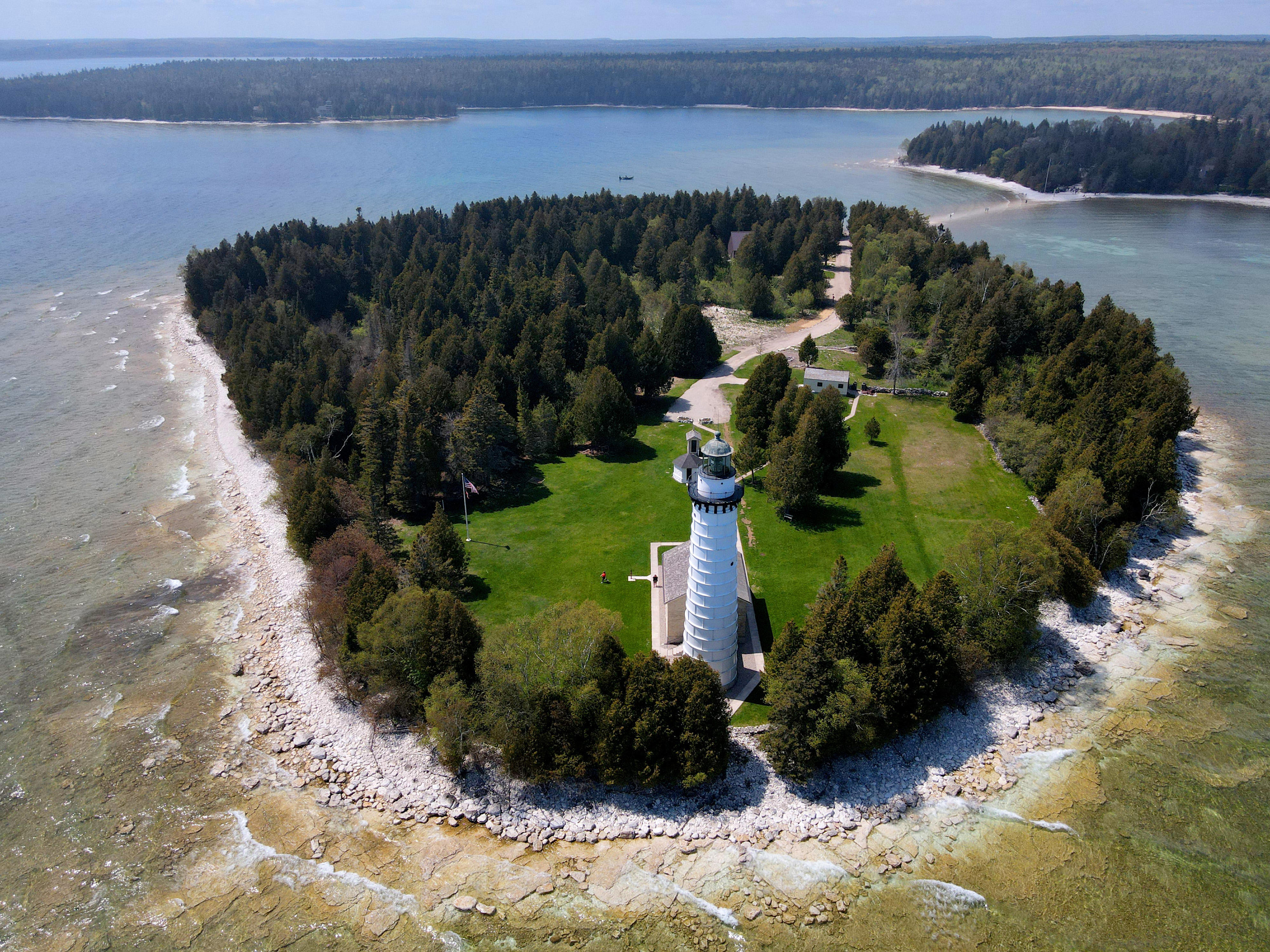 Cana Island Lighthouse has been a beacon on Lake Michigan since 1869