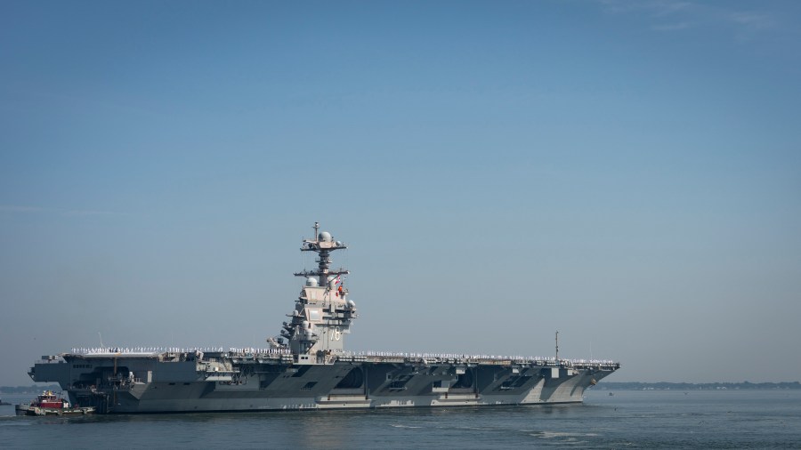 USS Gerald R. Ford arrives in Croatia