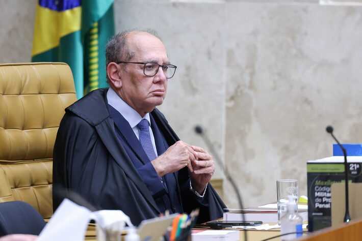 Ministro Gilmar Mendes em sessão plenária do STF Foto: Antonio Augusto/STF