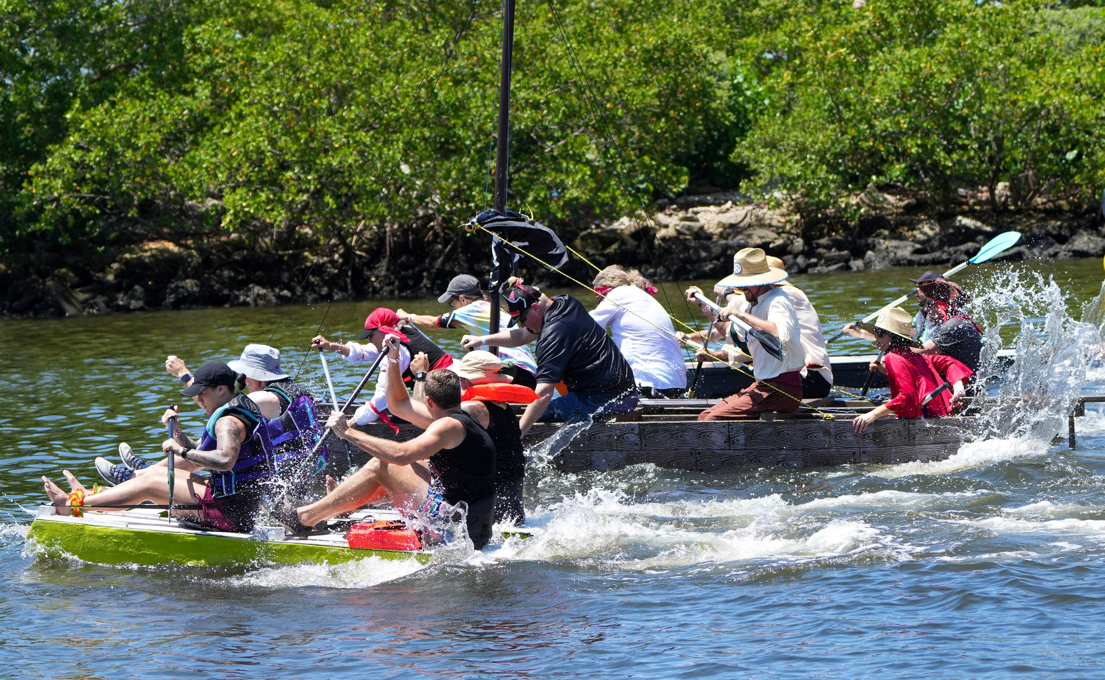 A look at Lake Worth Beach's long-standing raft race tradition