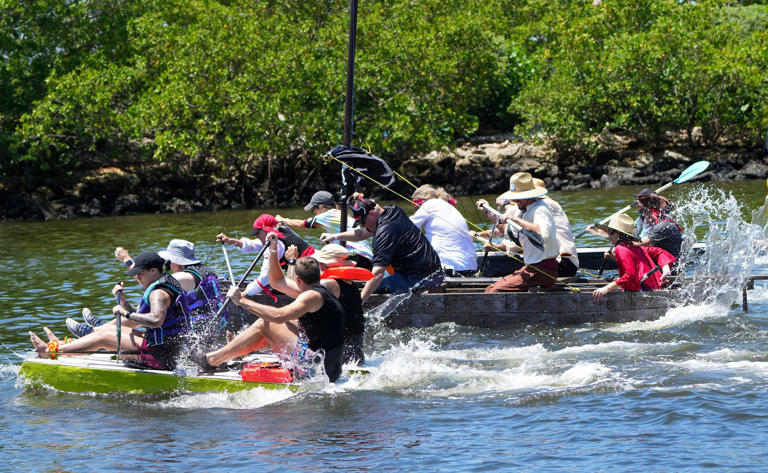 A look at Lake Worth Beach's long-standing raft race tradition