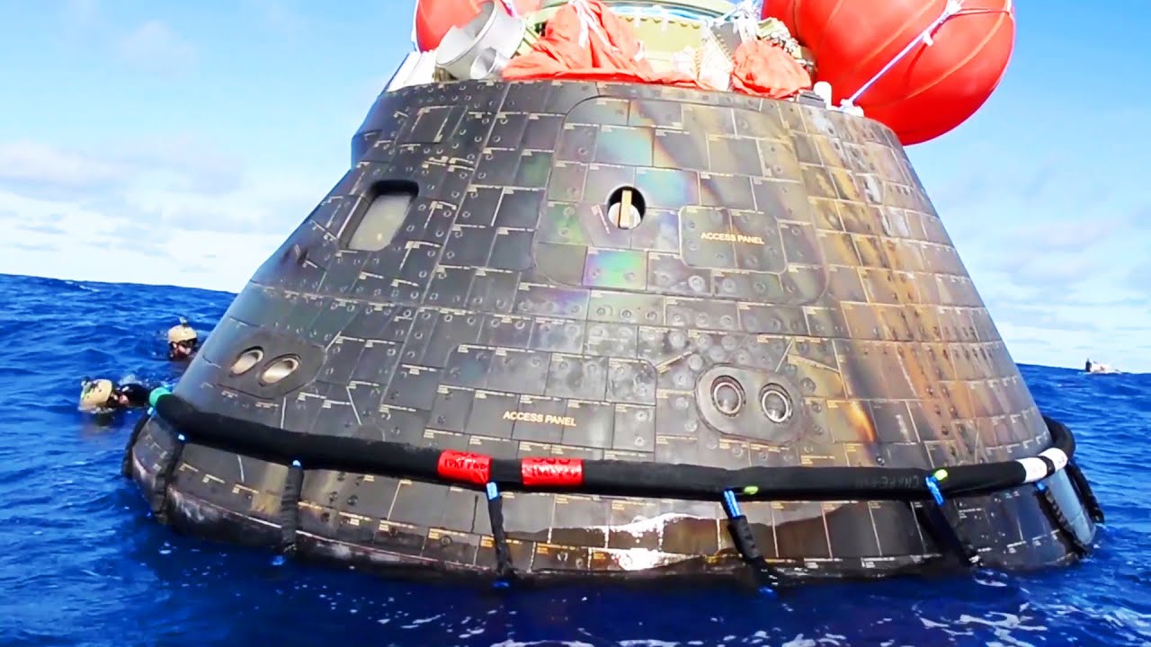 実物 emergency floating sysytem Massive Spacecraft Falls to Earth — US Navy Leads Recovery Mission