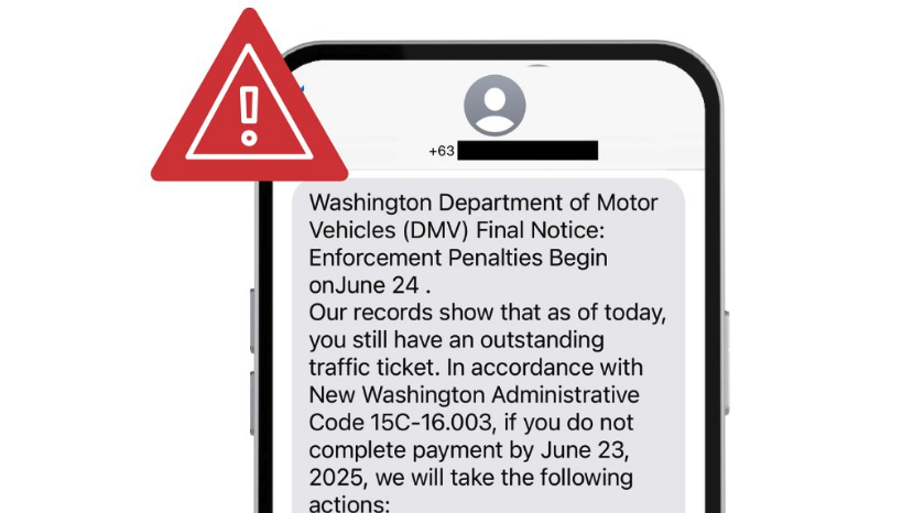 ‘Ignore or delete’: Traffic ticket text messages are a scam, Washington ...