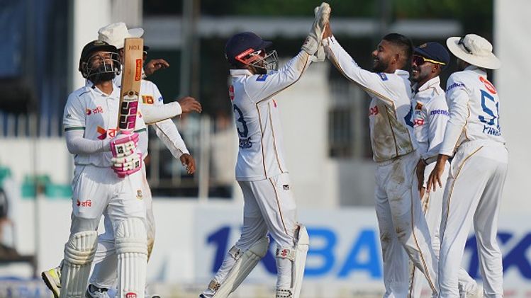 Sl Vs Ban 2nd Test Sri Lanka Bowlers Dominate As Bangladesh Left