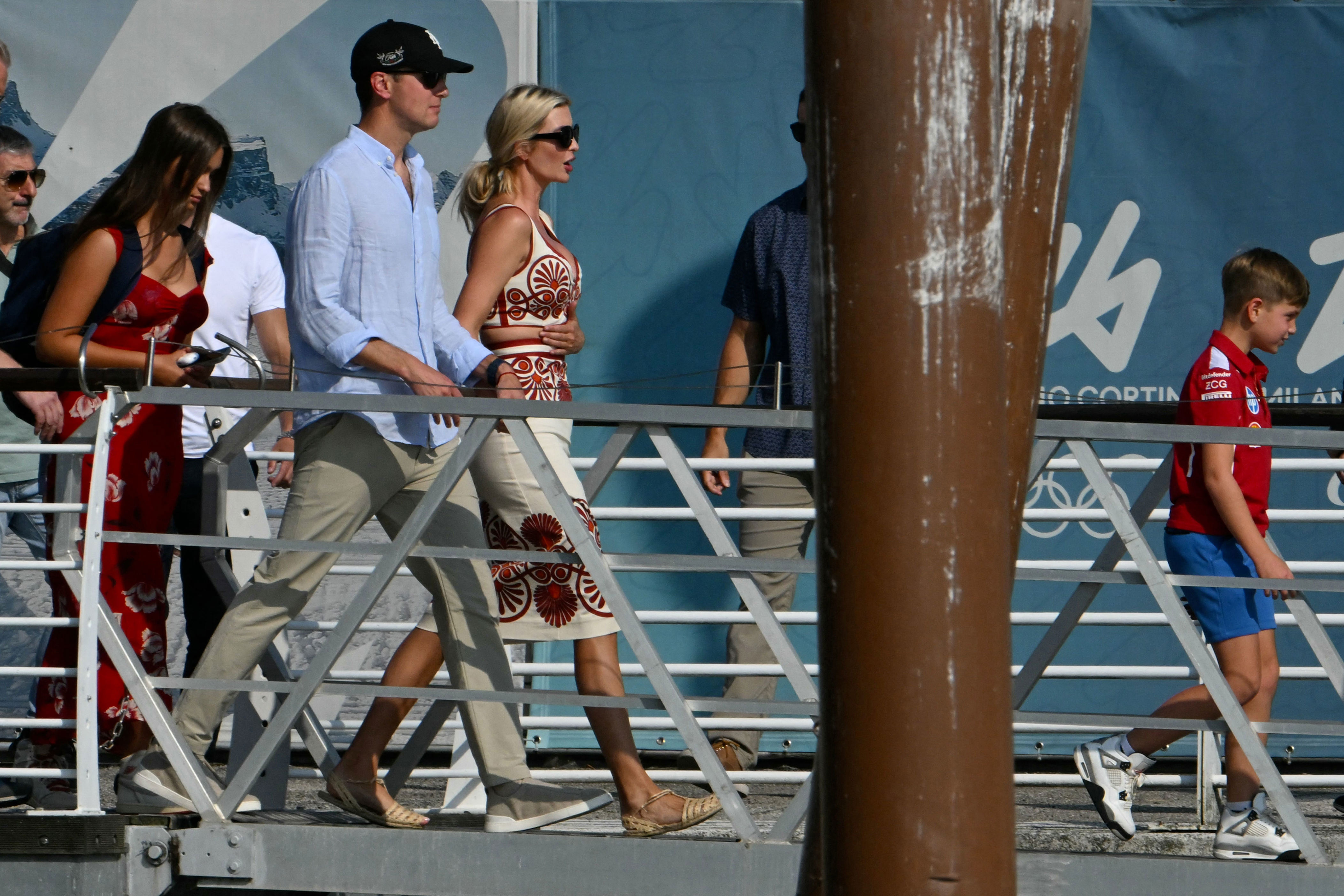 ITALY-VENICE-WEDDING-BEZOS-ARRIVALS Ivanka Trump et Jared Kushner. STEFANO RELLANDINI/Getty Images
