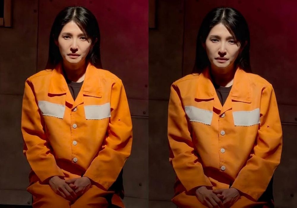 '국회의원 전처' 김경란, 죄수복 입고 포착…