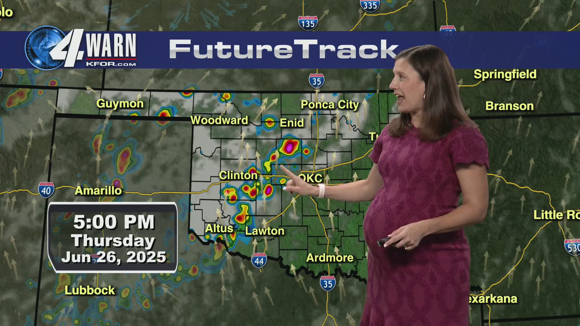 Emily Sutton is tracking storm chances for Thursday and Friday (6/25/25 ...