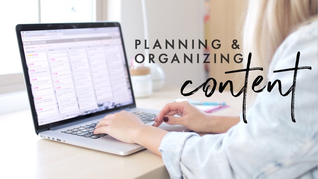 How I plan and organize my YouTube content