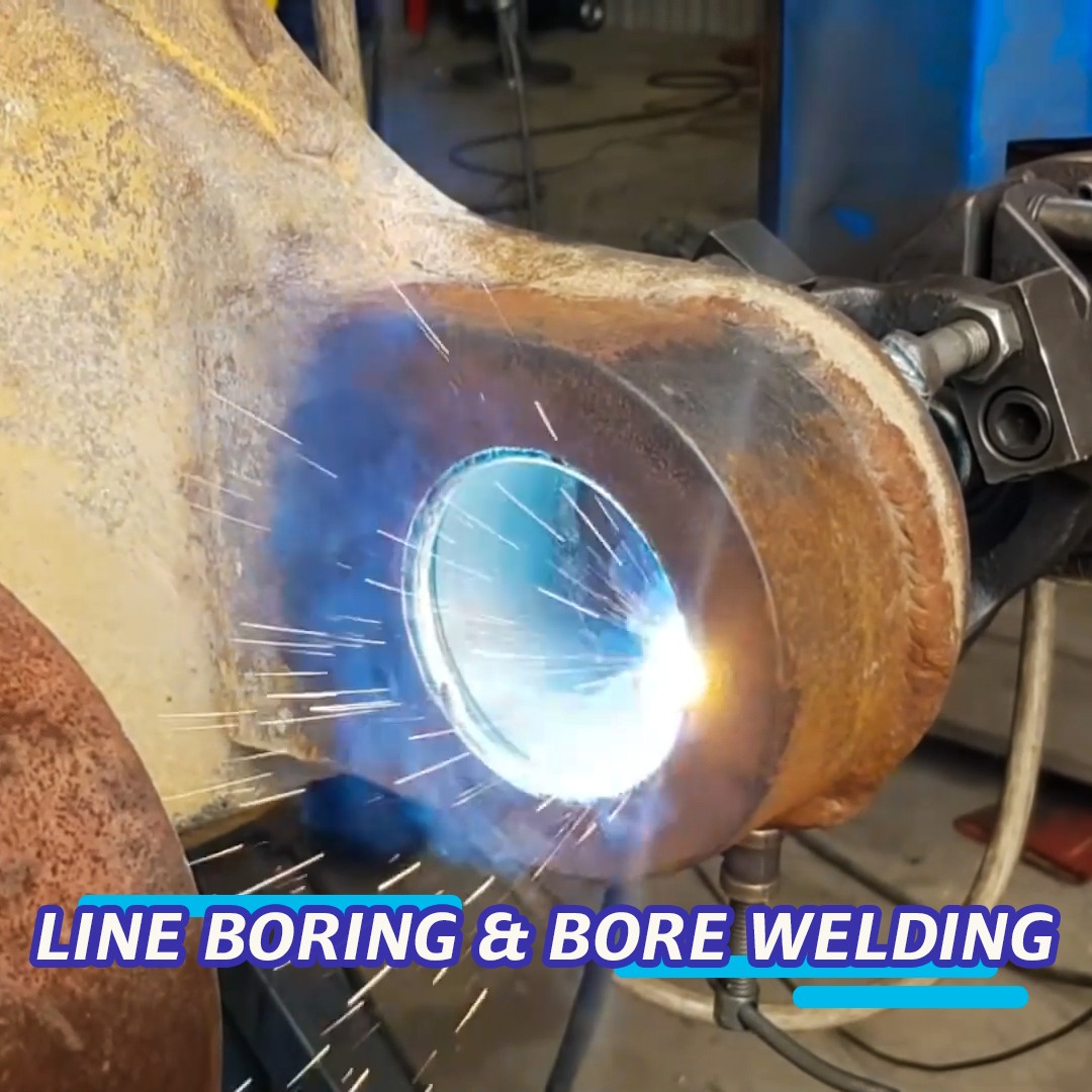 Oversized Bushings Means Line Boring & Bore Welding