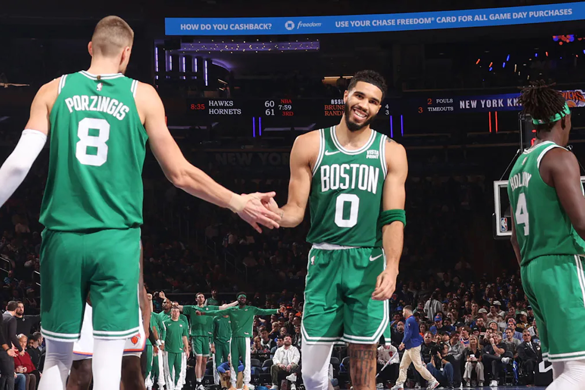 Recovering From Ruptured Achilles, Jayson Tatum Reacts to Trades of 2
