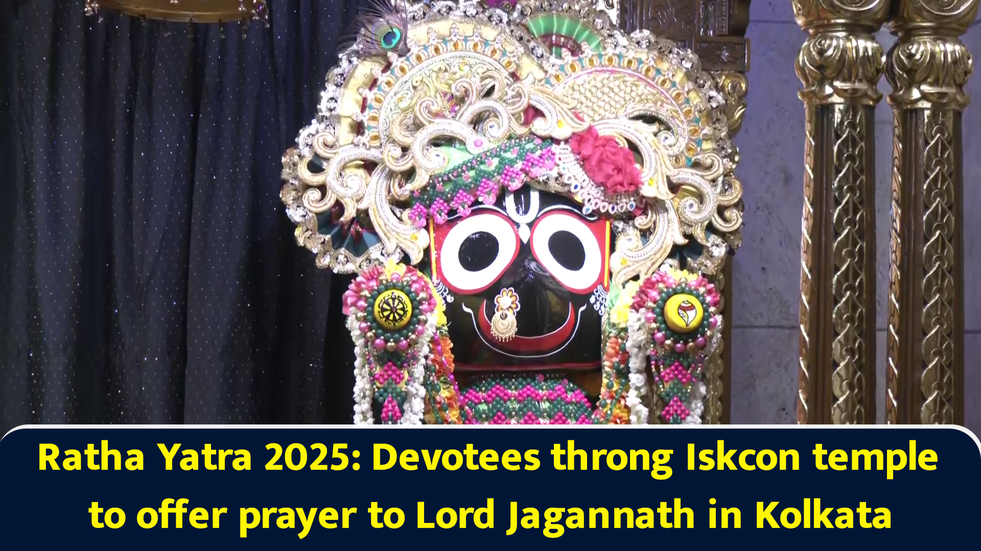 Ratha Yatra 2025: Devotees throng Iskcon temple to offer prayer to Lord Jagannath in Kolkata