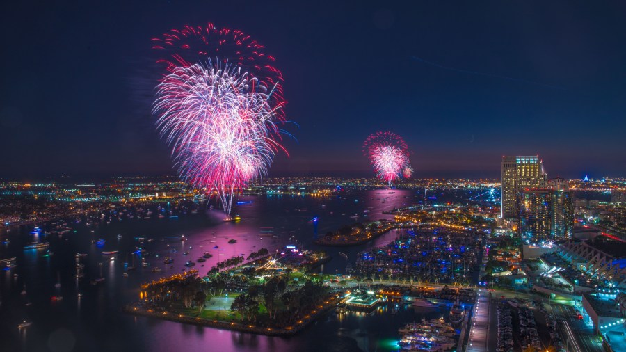 Where to see fireworks on Fourth of July in California
